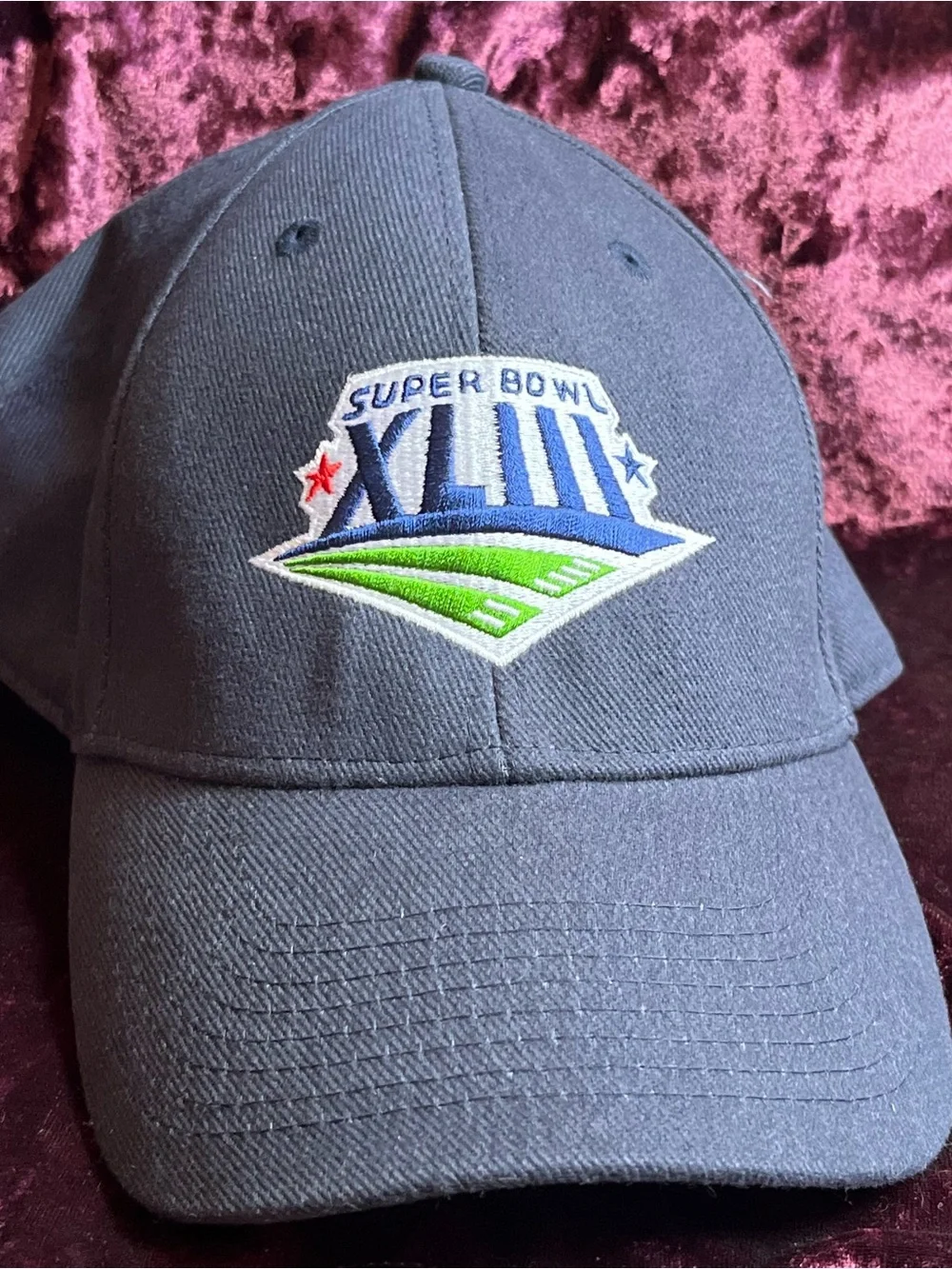 Super Bowl XLIII Navy Baseball Cap